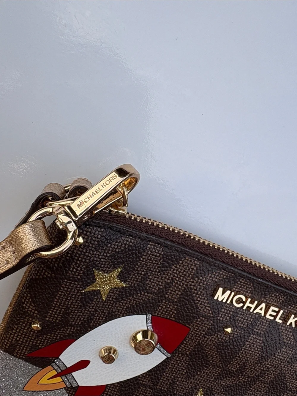 Michael Kors Limited Edition Illustrations Rocket Wristlet 🚀 💫